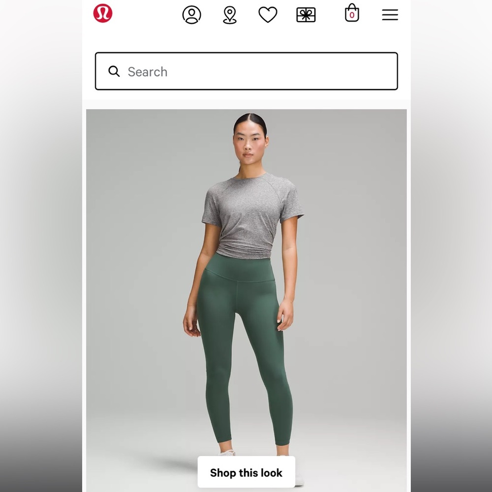 Lululemon WonderUnder SmoothCover*TM HR Tight 25”